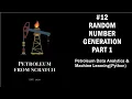 Lecture 12 Numpy 9 Random Numbers Generation Part 1 Data