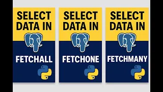 Python PostgreSQL Tutorial Fetch Data Using fetchall fetchone and fetchmany Methods