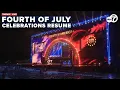 7NEWS LIVE Independence Day celebrations resume after weather delay