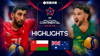 Oman 🇴🇲 vs. Australia 🇦🇺 - Highlights | AVC Men's Continental Championships 2026 | Pool Phase