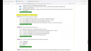 Daniel Liang Java Chapter 13 Multiple Choice Questions Part 3