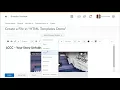 HTML Templates in Brightspace