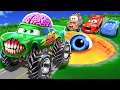 Download Lagu ZOMBIE Pit Transform In Beast Lightning McQueen \u0026 Big \u0026 Small Pixar Cars! Beam.NG Drive!