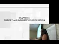 Chapter 8 memory Developmental Part I