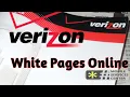 Verizon services Verizon white pages online directory search