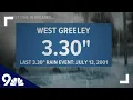 How rare was yesterday s Greeley flood