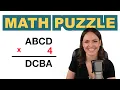 Can YOU find the number Math Puzzle