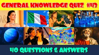 General Knowledge Trivia Quiz (Part 43)