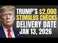 Lagu TRUMP’S $2,000 STIMULUS CHECKS NEW UPDATE | CHECKS SENT ON THIS DAY