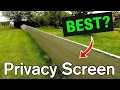 TESTED Privacy Screen Fence Mesh BEST Chain Link Fence Privacy Solution