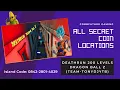 All Secret Coin Locations - DEATHRUN 200 LEVELS DRAGON BALL Z