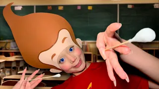 ASMR Jimmy Neutron gives you an ear cleaning you re a robot