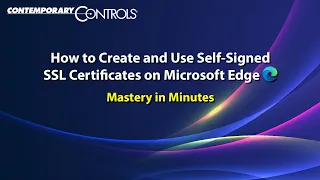 How to Create and Use Self-Signed SSL Certificates Microsoft Edge