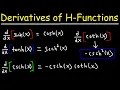 Derivatives of Hyperbolic Functions