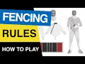 Rules of Fencing How to Play Fencing Game Fencing Rules and Regulations Explained