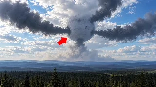Люди Случайно СНЯЛИ ЭТО В НЕБЕ! Дальше Началось Нечто ПУГАЮЩЕЕ! Топ 40