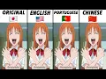 Bohahaha Laugh Original vs English vs Portuguese vs Chinese