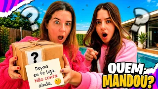 ALGUÉM MANDOU UMA ENCOMENDA MISTERIOSA PARA A MARCELA... ELA NÃO QUER CONRAR QUEM FOI !