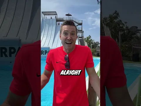 I Tried A NEW TRICK On The SUPER TALL SLIDE! #shorts