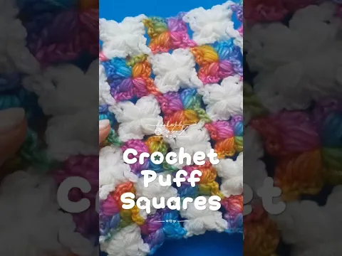 How cute are these tiny crochet squares?!