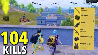 104 Kills NEW BEST LOOT GAMEPLAY In APARTMENTS PUBG Mobile 