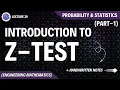Lec-39 Introduction to Z-Test Probability and Statistics
