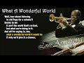 Download Lagu Louis Armstrong - What a Wonderful World | Spoken Intro Version (lyrics) 1970 4K