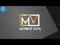 Download Lagu How To Design Logo By PixelLab -  MV MEHBUB VLOG Logo