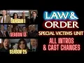 SVU - CAST EVOLUTION SEASONS 1