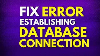Fix Error Establishing a Database Connection