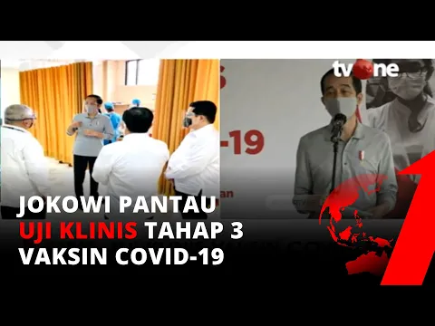 Presiden Jokowi pantau Proses Penyuntikan Perdana Vaksin Sinovac | tvOne