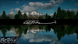 سورة الفاتحة والإخلاص والمعوذتين 