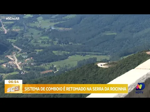 BR-285: sistema de comboio é retomado na Serra da Rocinha