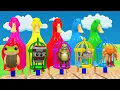 Download Lagu Long Slide Game With Cow Elephant Gorilla Hippopotamus Tiger 3d Animal Game Funny 3d Animals