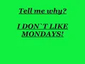 I Don`t Like mondays By Boomtown Rats (Lyrics)