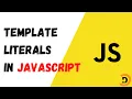 14 Template Literals - JavaScript Tutorial in Pashto