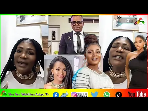 Florence Obinim Angr!ly Storm Tiktok Live And F!re Evangelist Freda Afriyie