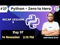 Python Zero to Hero Day 37 45 Days Free Classes Dixit Bytes