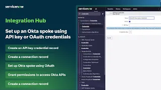 Integration Hub Set up an Okta spoke using an API key or OAuth credentials