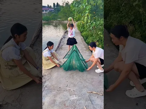 Tina Puts a Poisoned Watermelon in Mom’s Net 😱🍉 | Mom Gets Shocked 😲✨ #shortsvideo #fish #trending