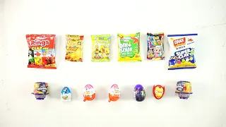 Collection of Snack & Surprise Collection | Crax Rings, Dino Sour, Kinder Joy, Lickables & More