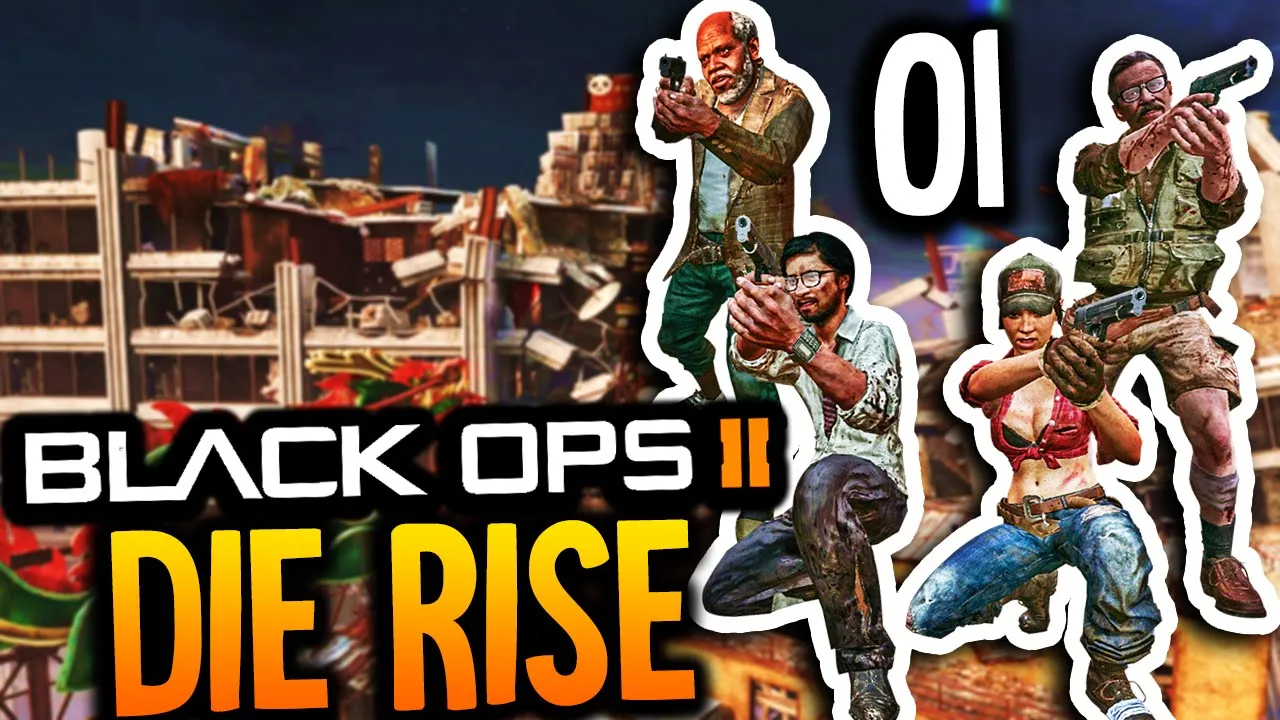 COMEÇOU UMA BAGUNÇA DIE RISE! | Challenge Die Rise Black Ops 2 - Ep. 01