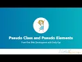 CSS Pseudo Elements and Pseudo Classes for beginners