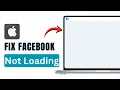 How to Fix Facebook Not Loading on Mac 2026 Facebook Website Not Working