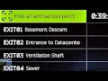 ALL SCAV Extracts Streets of Tarkov Ventilation Shaft Basement Descent