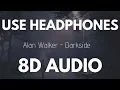 Download Lagu Alan Walker - Darkside (feat. Au/Ra and Tomine Harket) | 8D AUDIO
