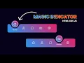 Magic Navigation Menu Indicator using HTML CSS and Javascript Animated Navigation Menu Bar