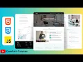 Responsive Freelancing Website Design Using HTML CSS JavaScript With Free Source Code