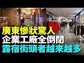 Lagu 廣東經濟慘狀驚人，企業工廠大面積倒閉，失業者睡滿街；年關來臨底層百姓哀鴻遍野 #睇大陸