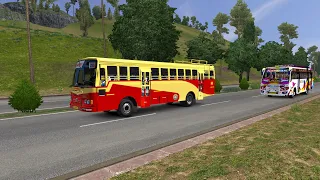 ksrtc govt bus accident ride kollam to kovalam highway